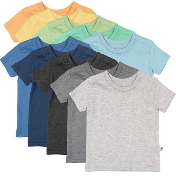 The Honest Company Other - Honest Baby 10-pack Short Sleeve Organic Cotton Rainbow T-Shirt Mulitpack Boys